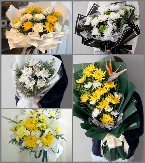 广东珠海市香洲区湾仔街道白事花束代送